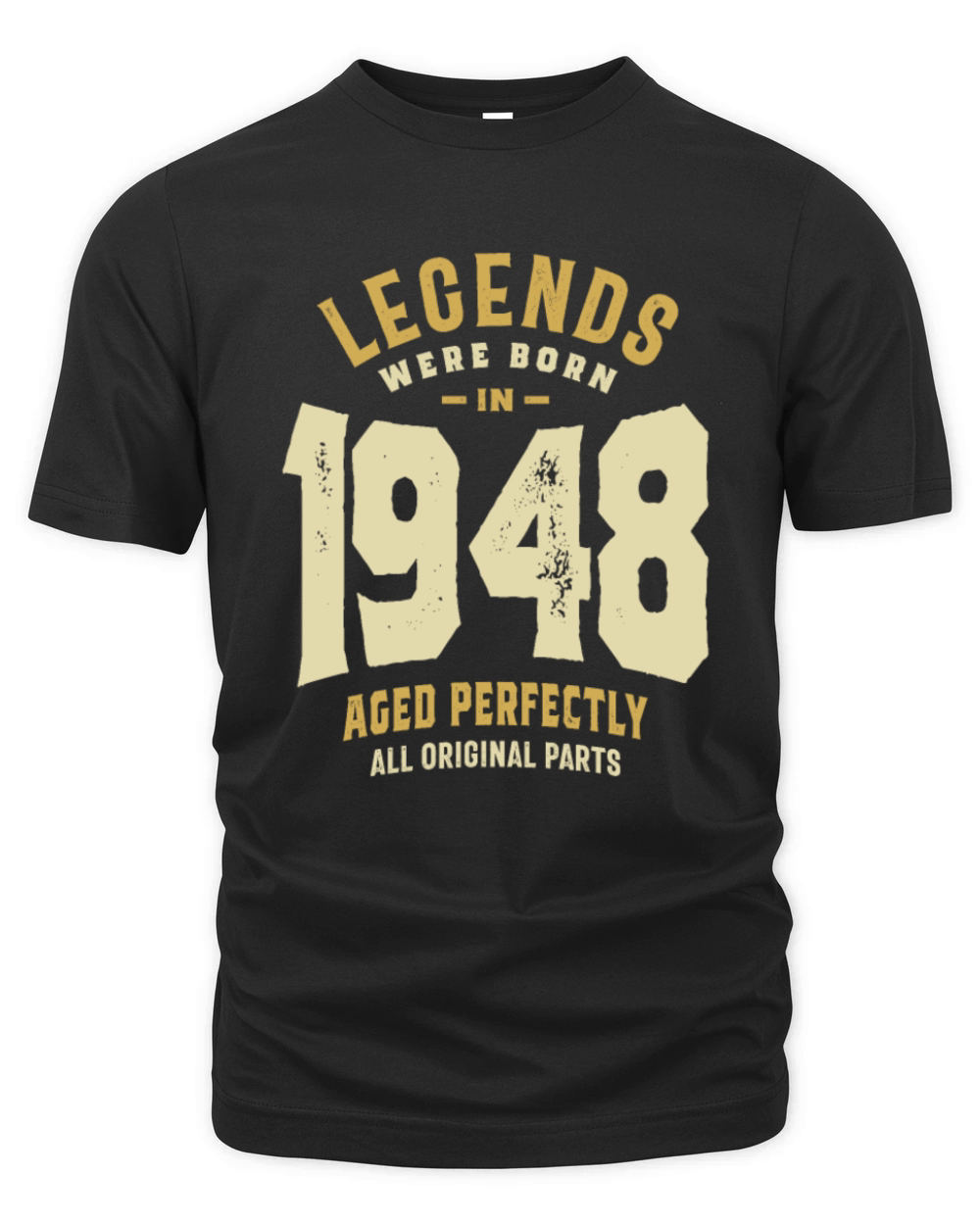 Legends Born 1948 75th birthday Organic Unisex T-shirt