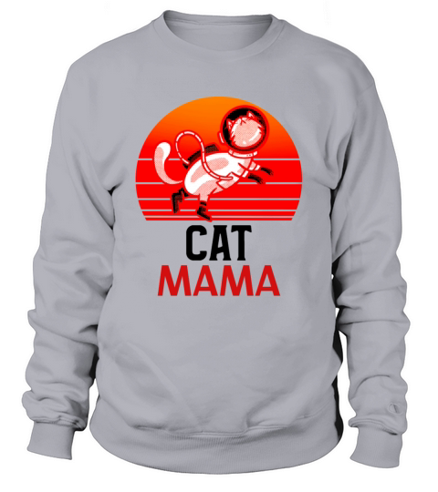 Vintage Cat Mom Tee 80s Style Cat Lady Retro Shirt Sweatshirt Unisex