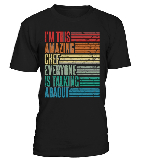 Vintage Chef Profession Gift Retro T-Shirt Unisex