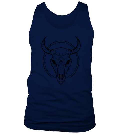 Cow Skull Boho Tank Top Unisex