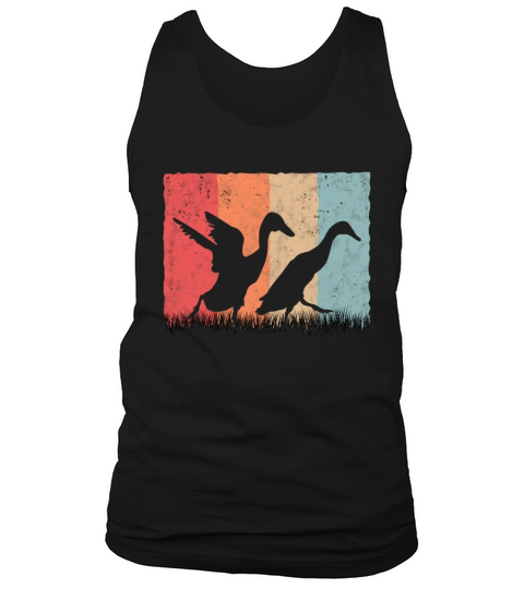 Indian Runner Duck Retro Bottle Vintage Tank Top Unisex