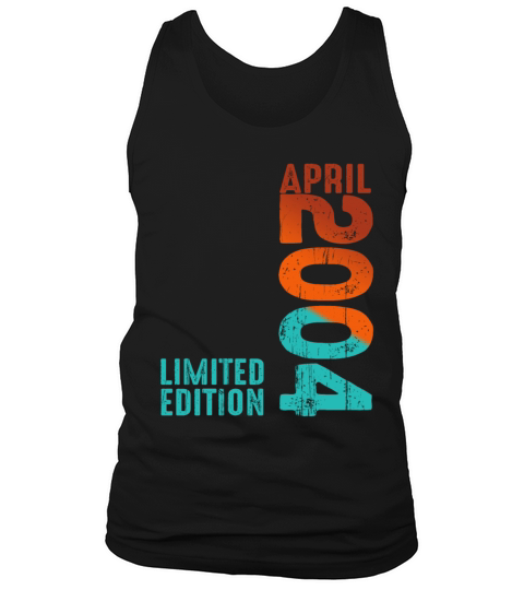 Since April 2004 Year 2004 Retro Vintage 2004 Tank Top Unisex