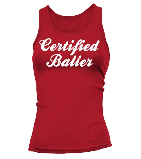 Certified Baller Vintage Basketball Design Tank top Woman