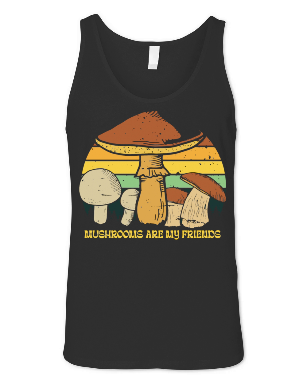 Mushrooms Are My Friends Muscles Unisex Jersey Tank