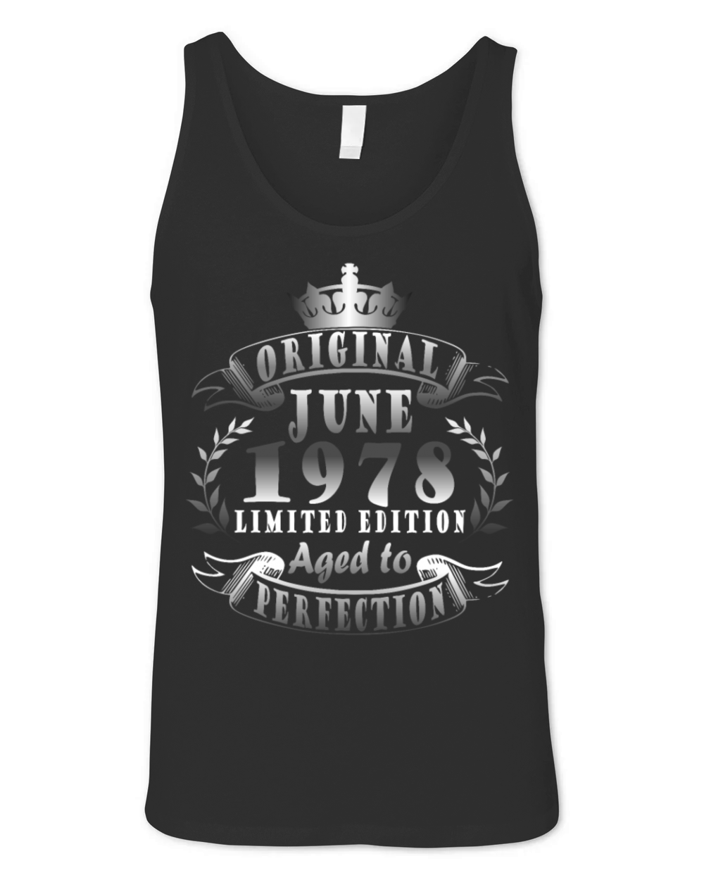 Original June 1978 born vintage birthday Unisex Jersey Tank