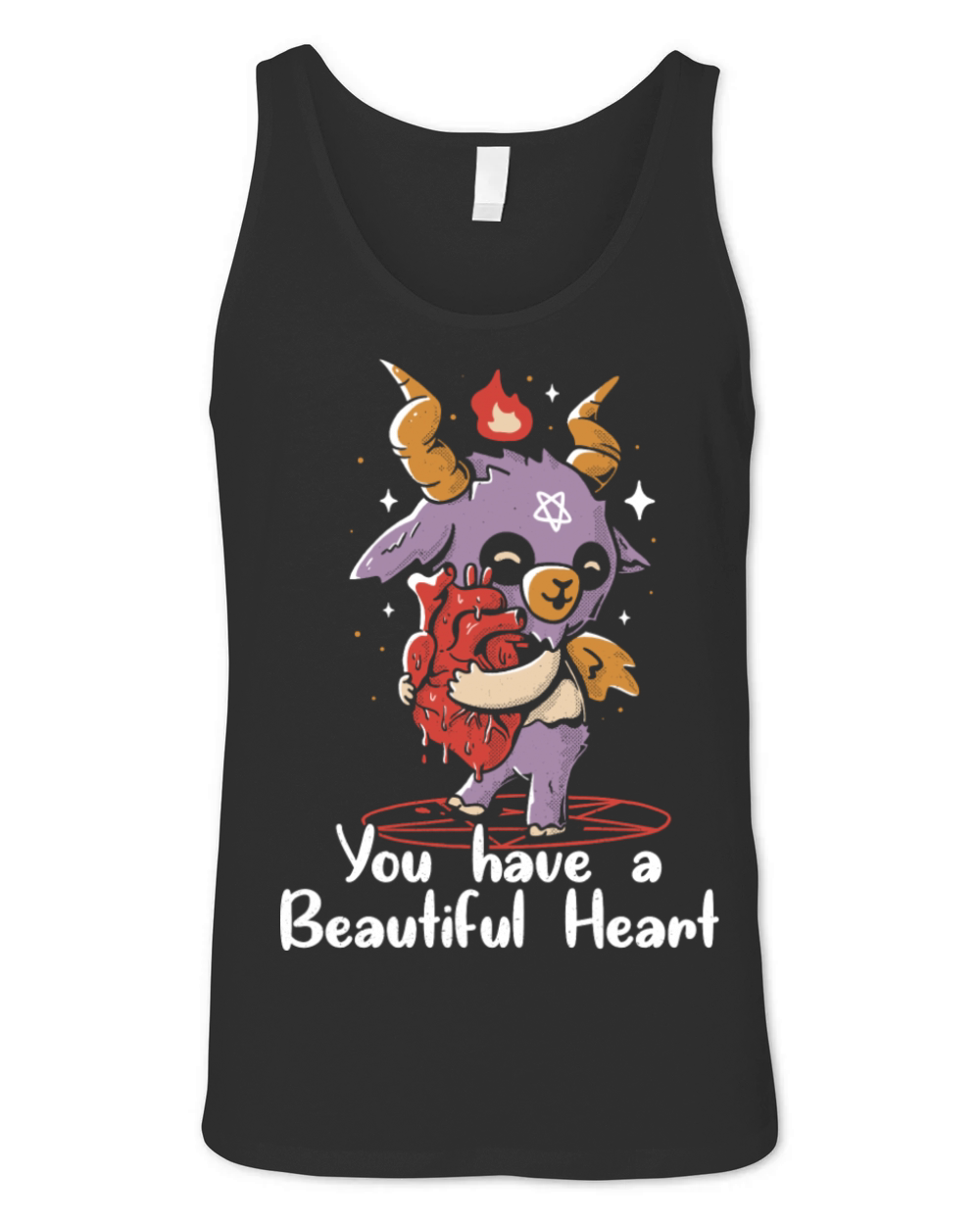 You Have A Beautiful Heart Unisex Jersey Tank