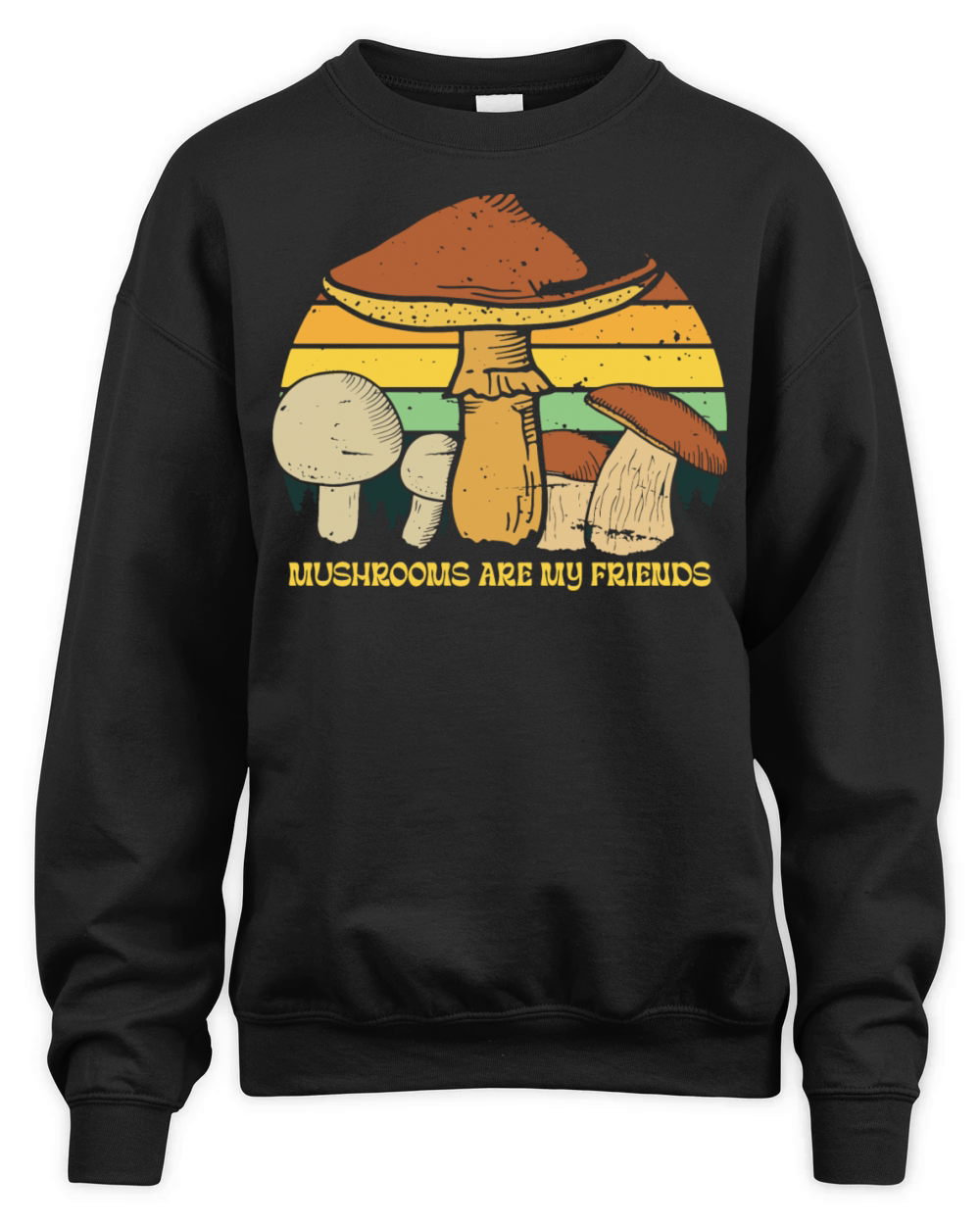 Mushrooms Are My Friends Muscles Unisex Premium Crewneck Sweatshirt