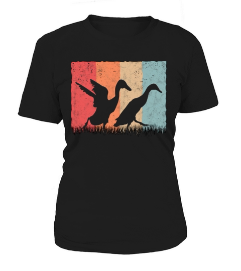Indian Runner Duck Retro Bottle Vintage Women's T-Shirt