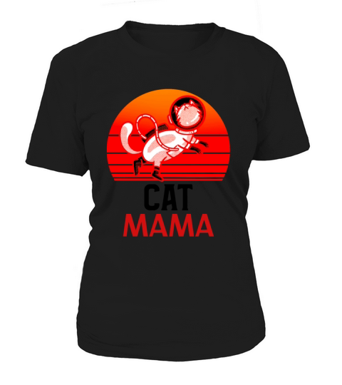 Vintage Cat Mom Tee 80s Style Cat Lady Retro Shirt Women's T-Shirt