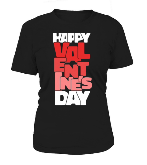 Vintage Happy Valentines Day February 14 Typograp Women's T-Shirt