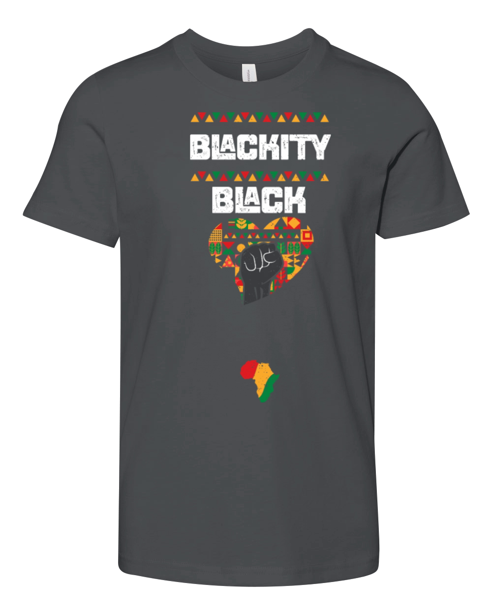 Blackity Black Youth Unisex Jersey Tee