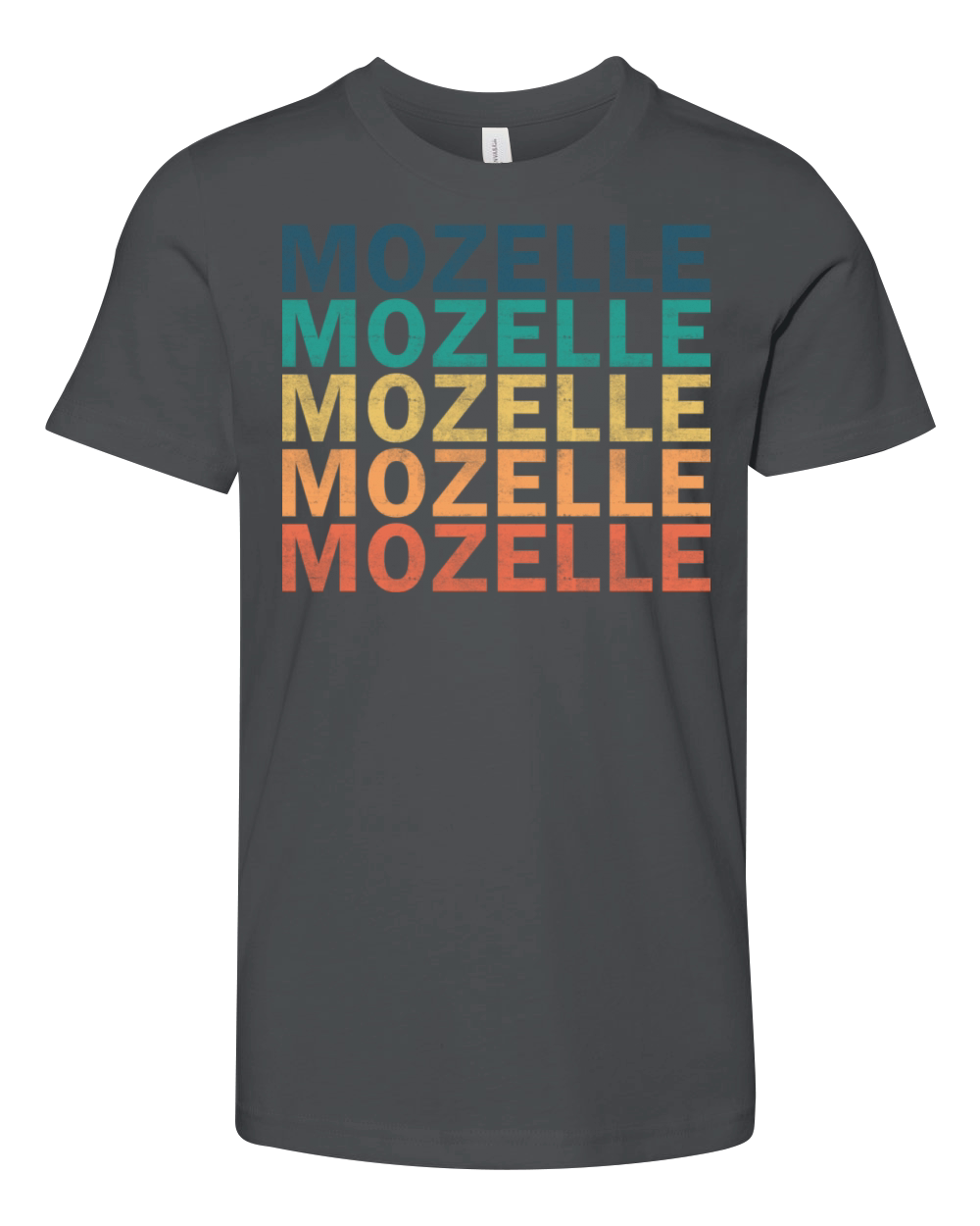 Mozelle Name T Shirt - Mozelle Vintage Retro Name Youth Unisex Jersey Tee