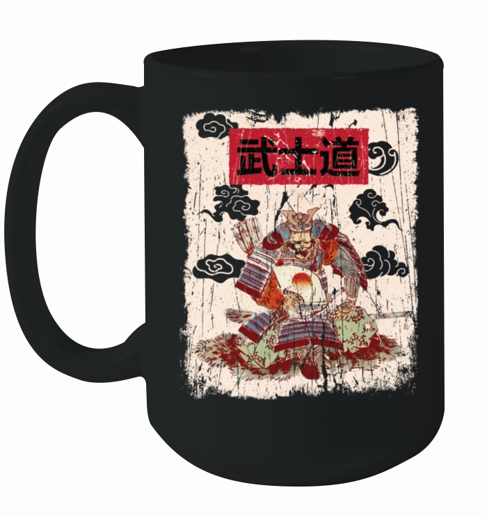 Japanese Samurai Vintage Aesthetic Ceramic Mug