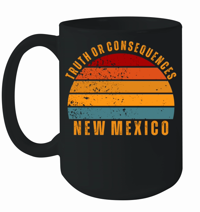 Truth Or Consequences New Mexico Vintage Retro Ceramic Mug