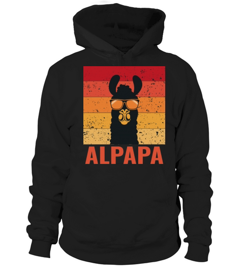 ALPAPA Alpaca Fan Llama Fathers Day Gift Funny Hoodie Unisex