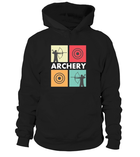 Archery - vintage retro Hoodie Unisex