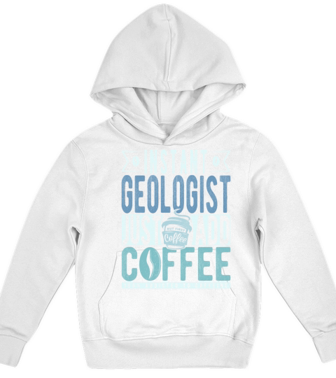 Instant Geologist Just Add Coffee Kids Hoodie