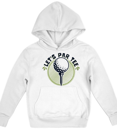 Lets Par Tee Golfer Golfing Legend Player Pro Kids Hoodie