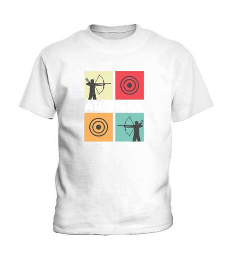Archery - vintage retro Kids T-Shirt