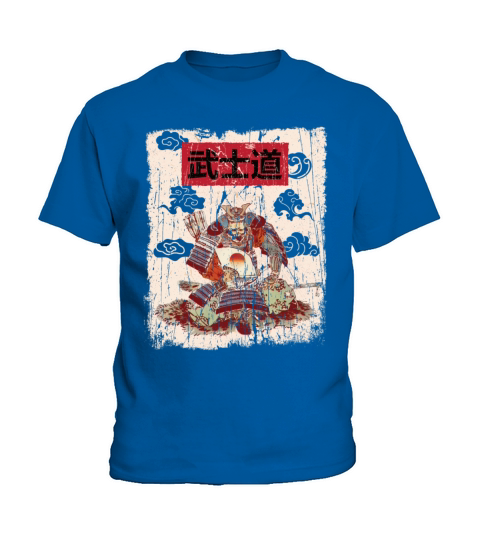Japanese Samurai Vintage Aesthetic Kids T-Shirt