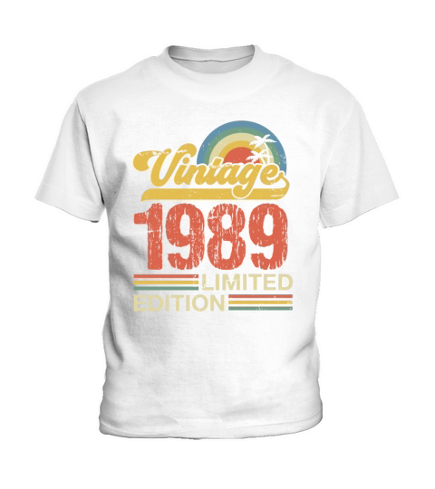 Retro Vintage 1989 Limited Edition Kids T-Shirt