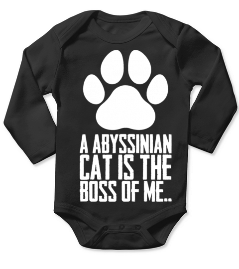 Abyssinian cat Abyssinian mom Long Sleeve Baby One-Piece