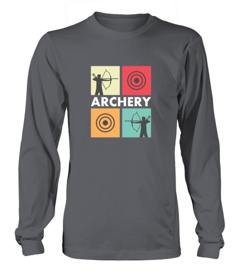 Archery - vintage retro Long sleeved Unisex