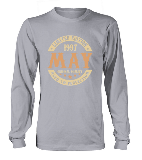 May 1997 Vintage Birthday Present Long sleeved Unisex