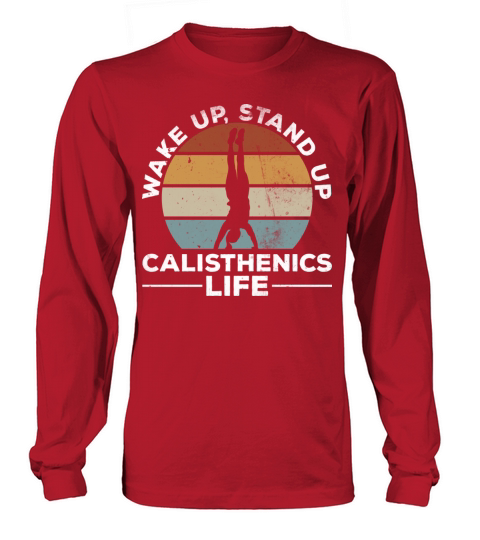 Vintage Calisthenics Life Retro Pull Ups Retro Long sleeved Unisex