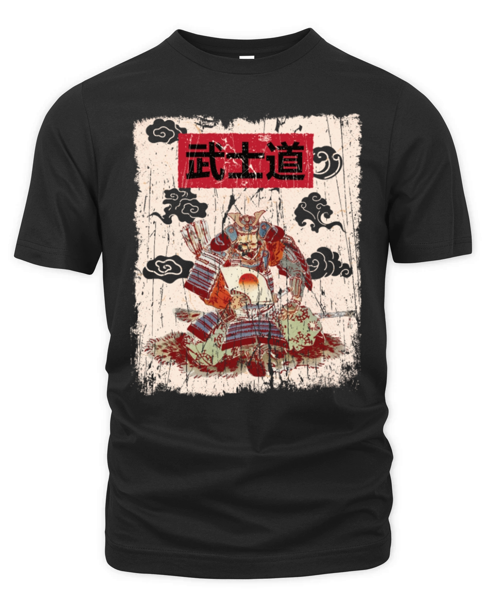 Japanese Samurai Vintage Aesthetic Organic Unisex T-shirt