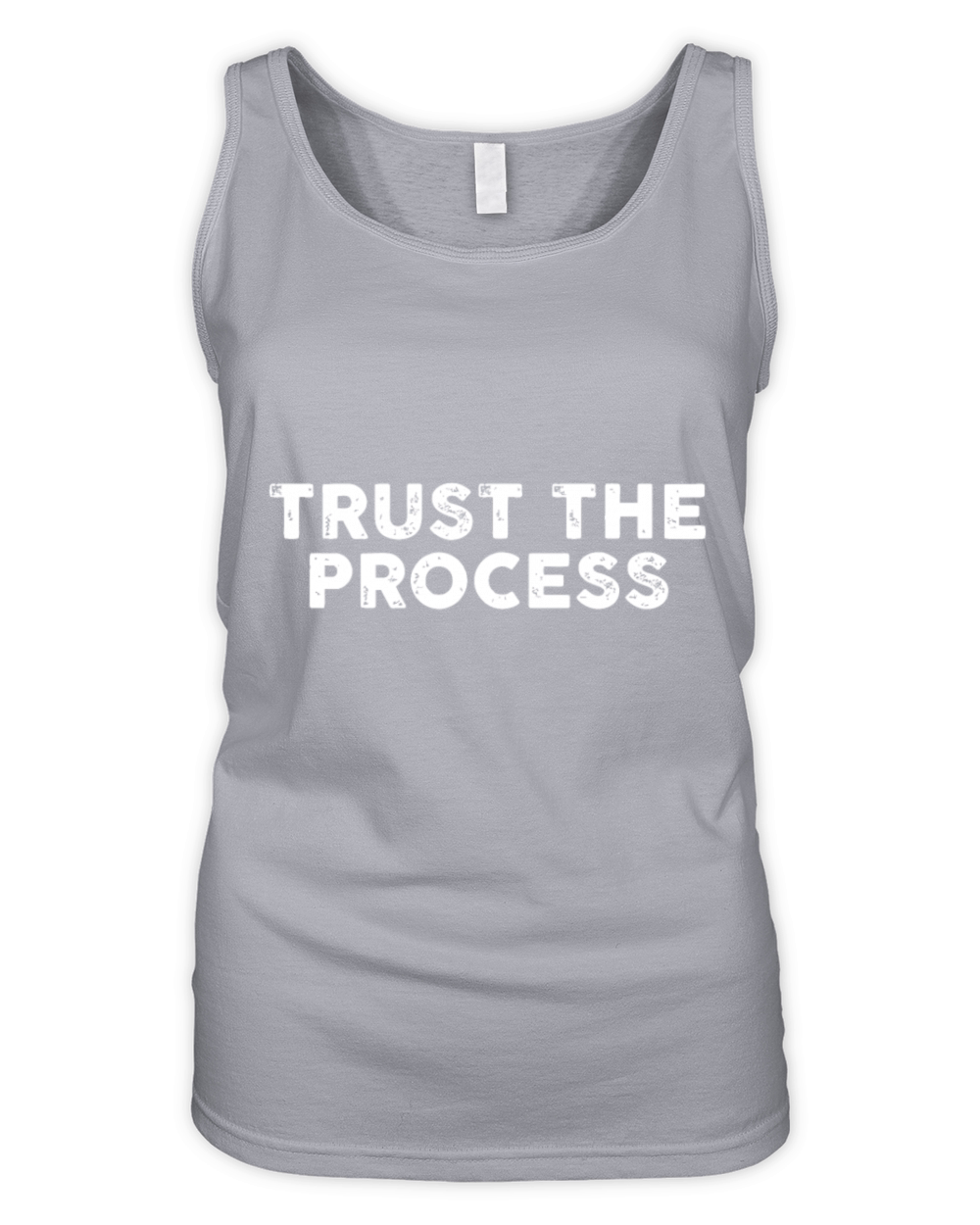 Trust The Process Sports Slogan Motivational Organic Women's Tank Top