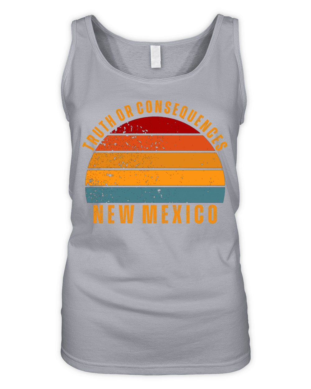 Truth Or Consequences New Mexico Vintage Retro Organic Women's Tank Top