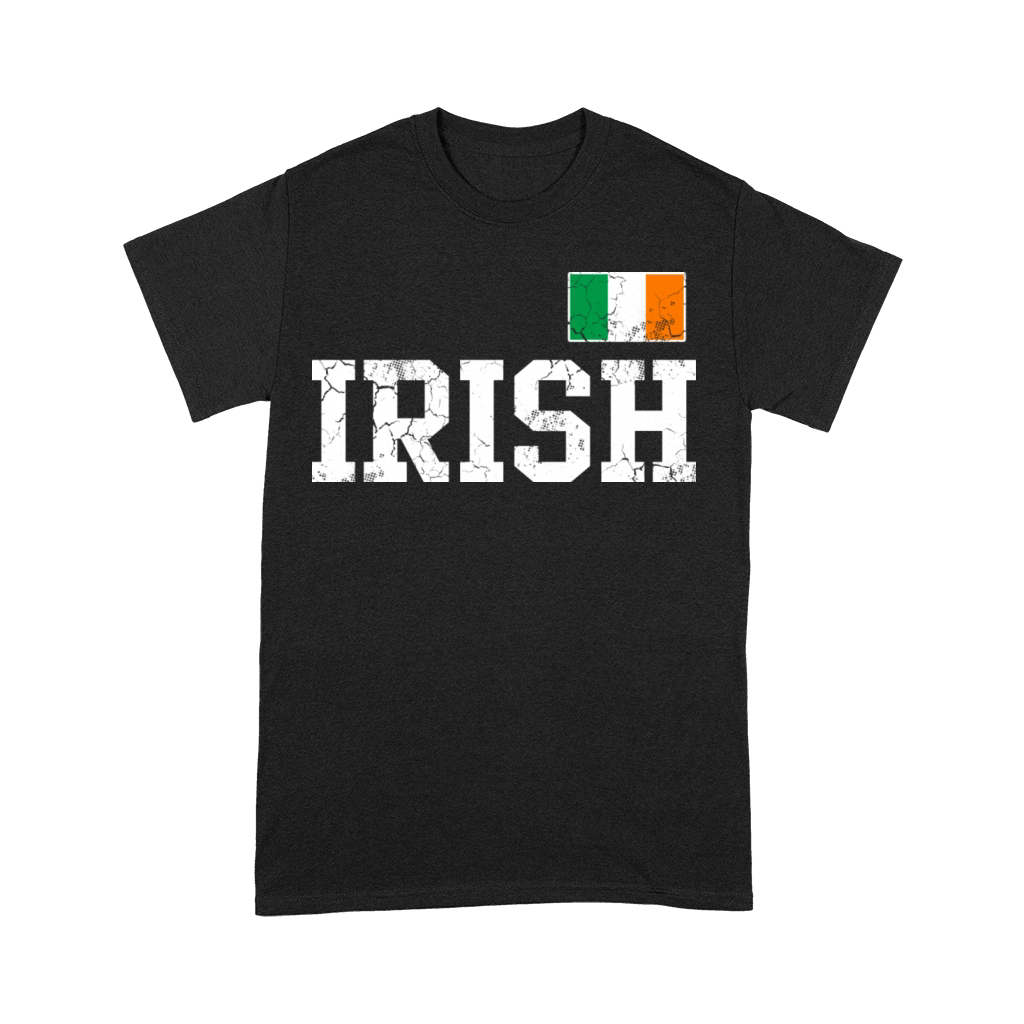 Irish Flag Ireland St Patricks Day Vintage Premium T-shirt