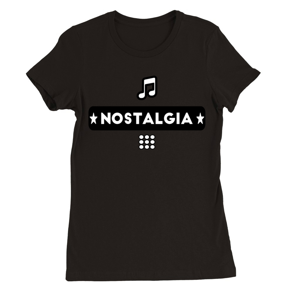 Nostalgia Premium Womens Crewneck T-shirt