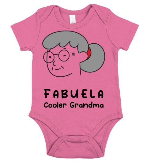 Fabuela Cooler Grandma Short Sleeve Baby One-Piece