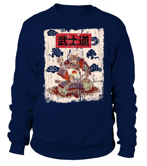 Japanese Samurai Vintage Aesthetic Sweatshirt Unisex