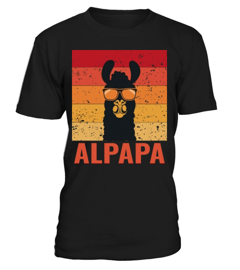ALPAPA Alpaca Fan Llama Fathers Day Gift Funny T-Shirt Unisex