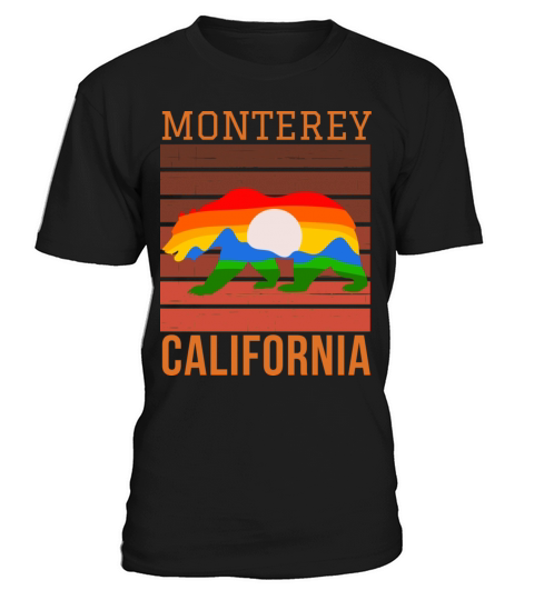 Monterey California Retro Vintage Design T-Shirt Unisex
