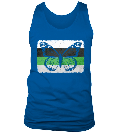 Demiromantic Pride Flag Butterfly Sublte LGBTQ Tank Top Unisex