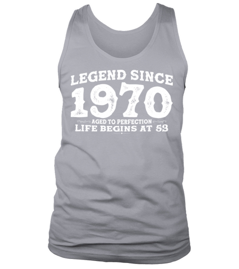 Vintage 1970 Shirt for Men Women 53 Year Old 53rd Tank Top Unisex