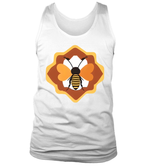 Vintage Retro Bee Design Tank Top Unisex