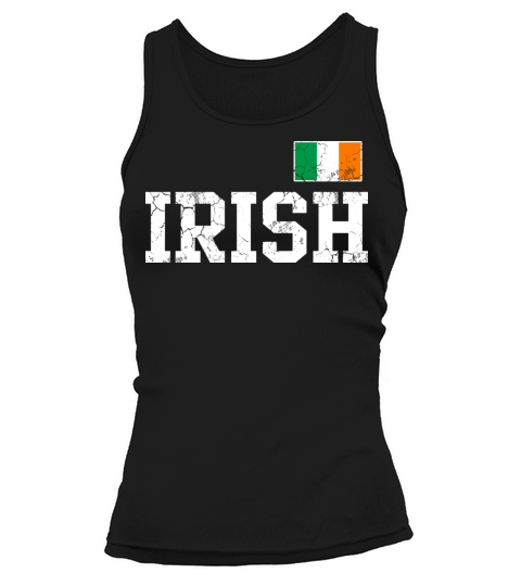 Irish Flag Ireland St Patricks Day Vintage Tank top Woman