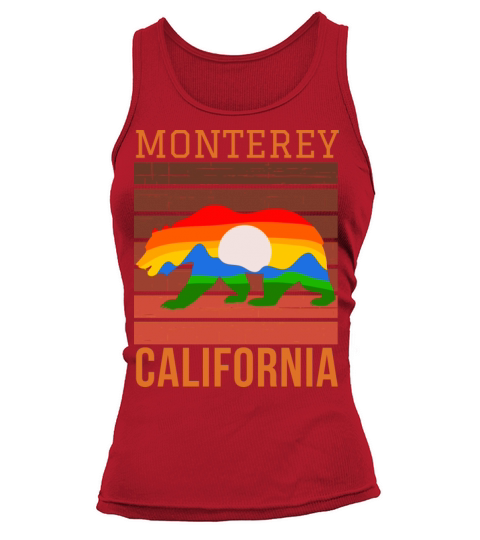 Monterey California Retro Vintage Design Tank top Woman