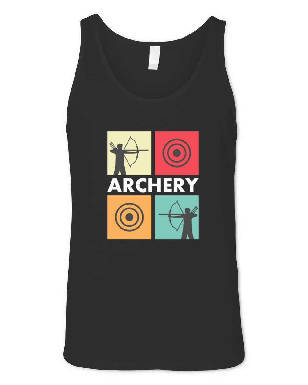 Archery - vintage retro Unisex Jersey Tank