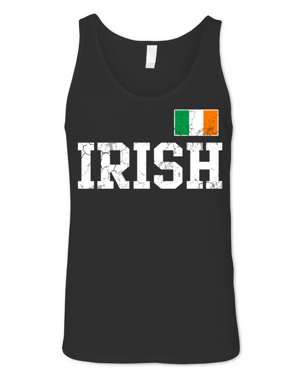 Irish Flag Ireland St Patricks Day Vintage Unisex Jersey Tank