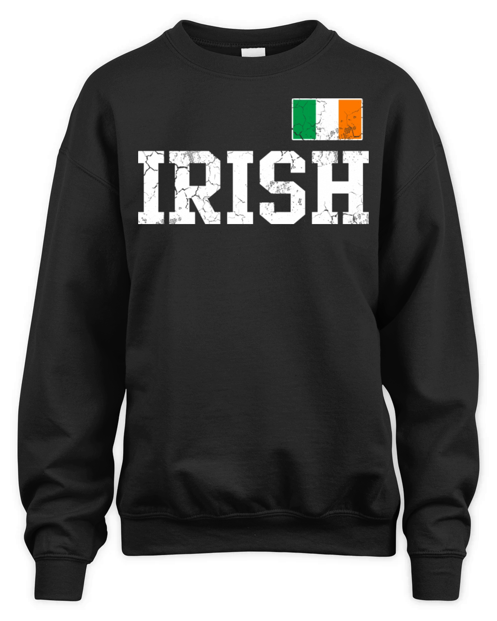 Irish Flag Ireland St Patricks Day Vintage Unisex Premium Crewneck Sweatshirt