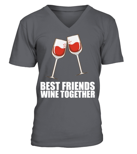 Wine Drinking Wine Gift V-Neck T-shirt