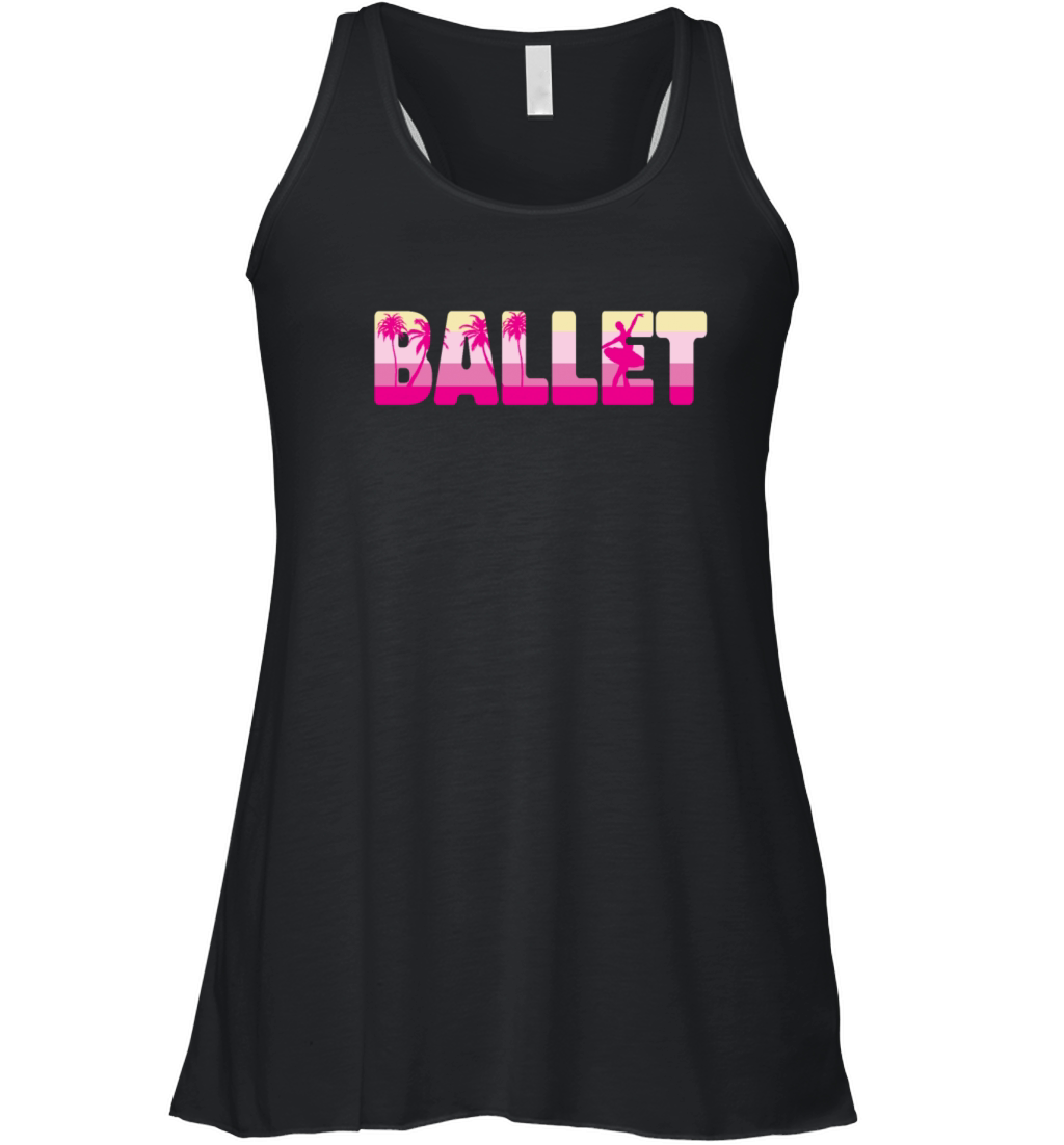 Ballet Dancer Dance Girl Ballerina Women's Flowy Tank Top