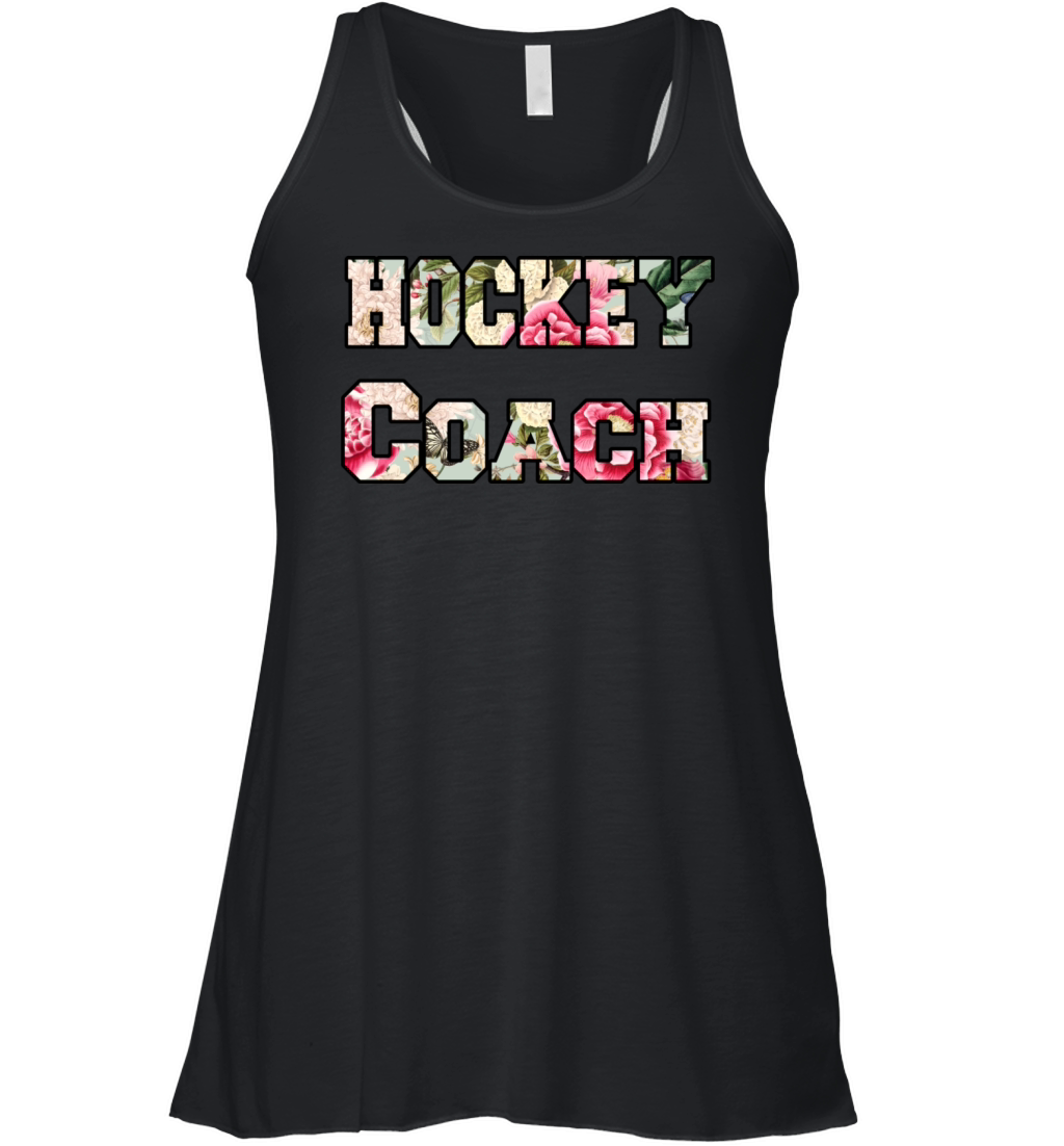 Hockey Coach roses Women's Flowy Tank Top