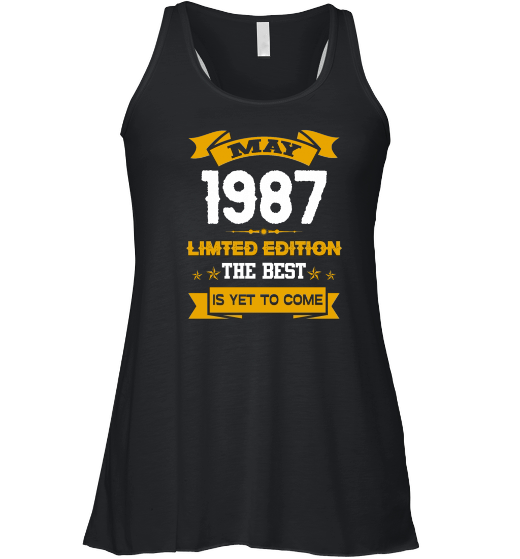 May 1987 Birthday Surprise Women's Flowy Tank Top
